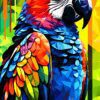 Macaw Pop Art | Metal Poster