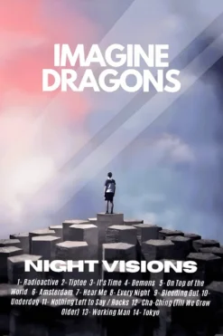 Night Visions-Imagine Dragons | Metal Poster