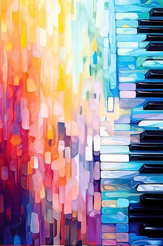 Piano Keyboard | Metal Poster