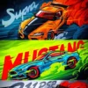 Supercars Illustration | Metal Poster