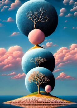 Surreal Fantasy Island | Metal Poster