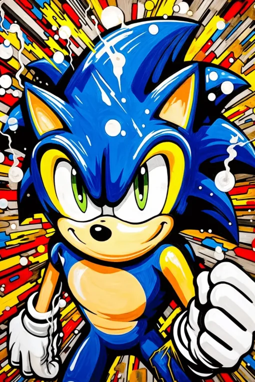 The Blue Hedgehog | Metal Poster