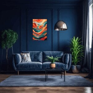 Abstract Painting | Metal Poster