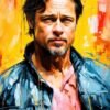 Brad Pitt | Metal Poster