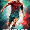 Christiano Ronaldo Portugal | Metal Poster