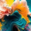 Elegant And Vibrant Floral | Metal Poster