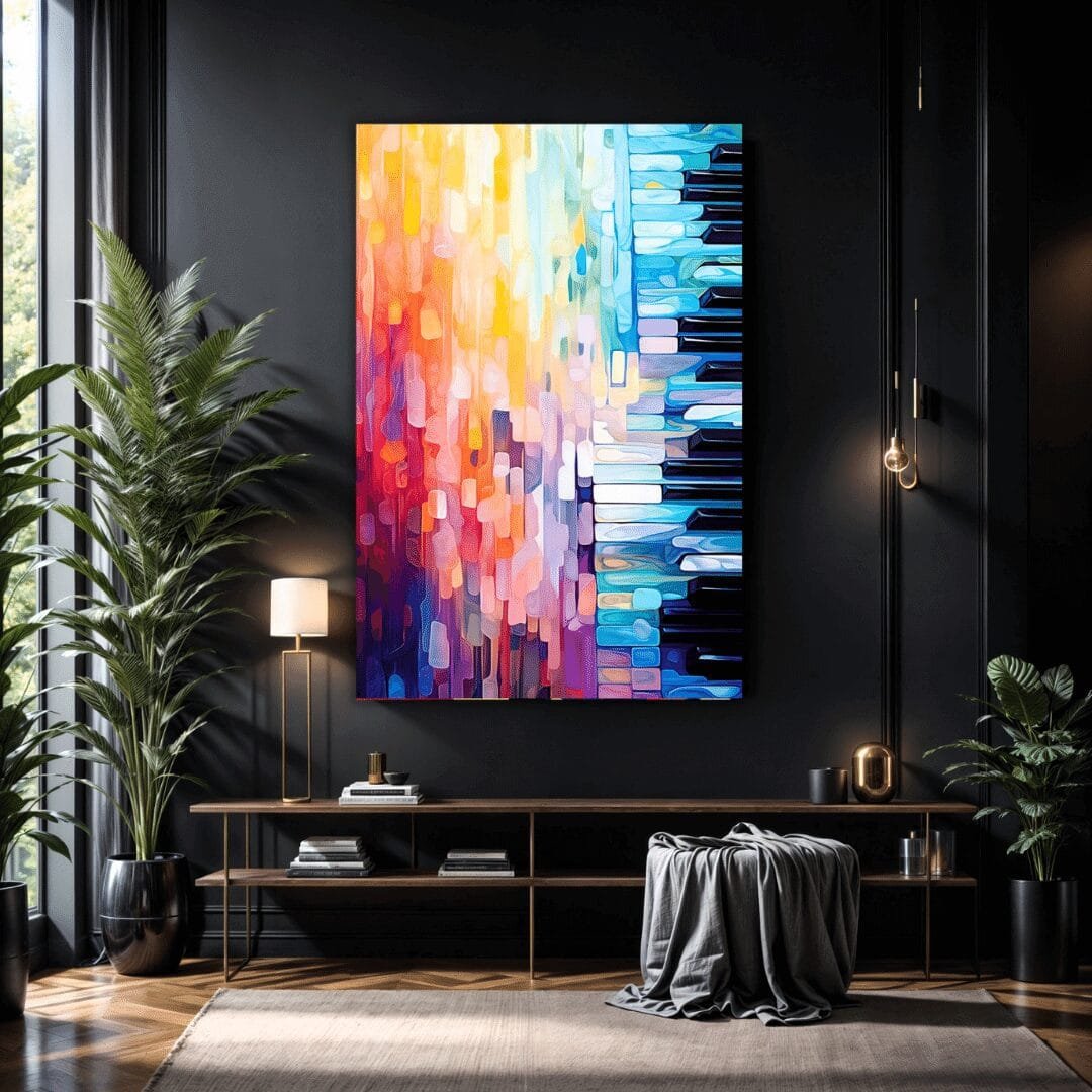 Piano Keyboard | Metal Poster