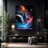 Planet In Space | Metal Poster