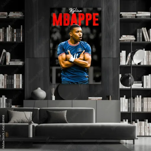 Mbappe | Metal Poster