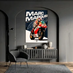 Marc Marquez 93 | Metal Poster