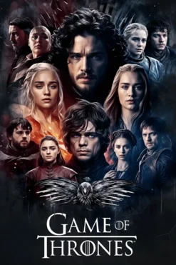 Game Of Thrones Movie | Movie Poster | Metal Posters | Wall Art