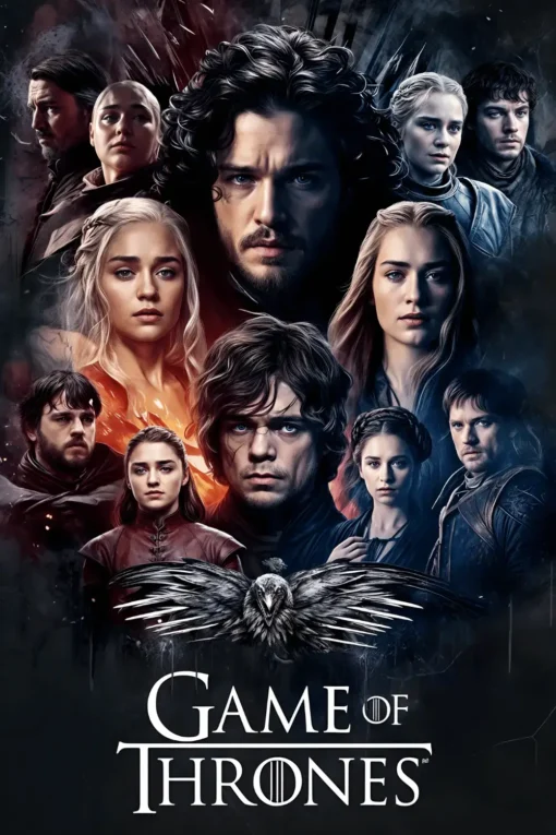 Game Of Thrones Movie | Movie Poster | Metal Posters | Wall Art