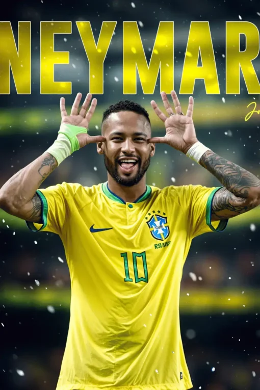 Neymar Junior | Metal Poster