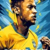 Neymar | Metal Poster