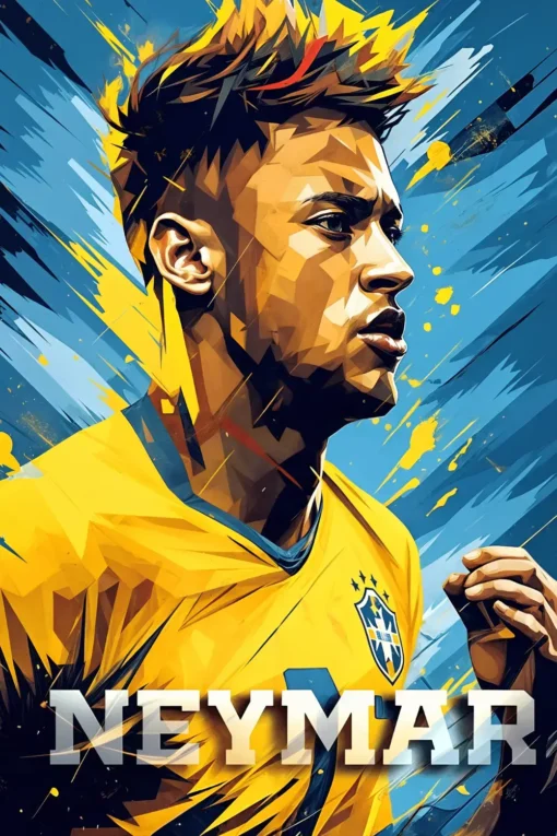 Neymar | Metal Poster