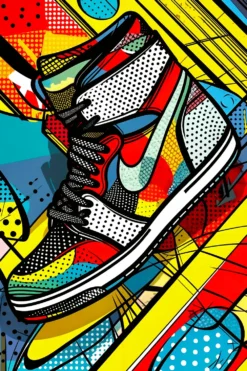 Sneaker Art By Paloma Diaz | Metal Poster