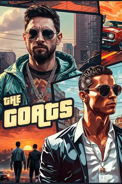 The Goats GTA Style | Metal Poster