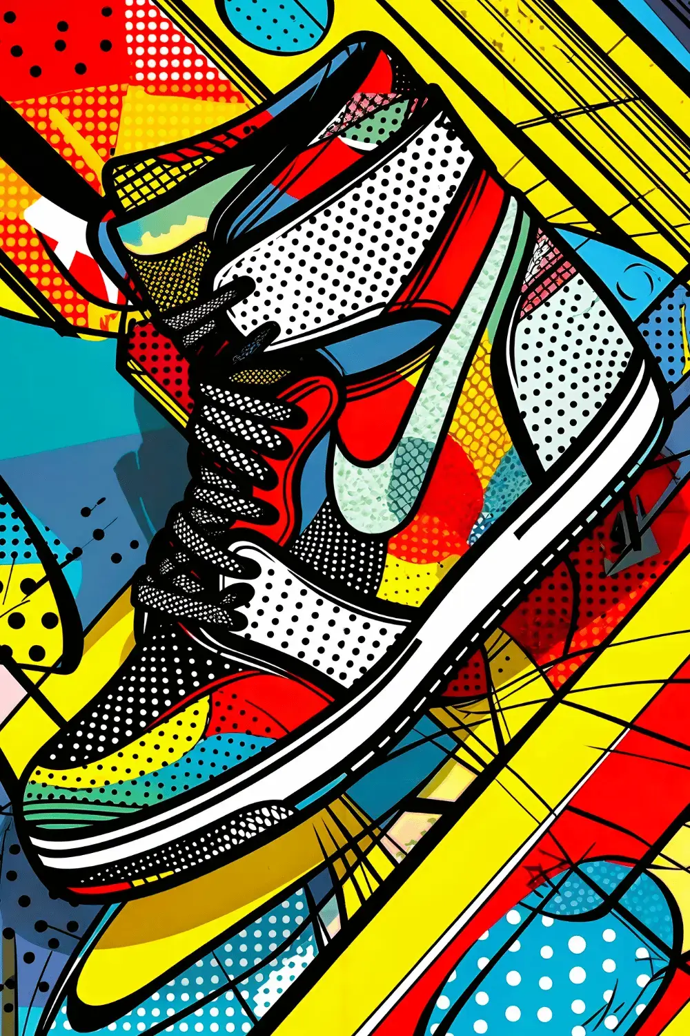 Sneaker Art By Paloma Diaz | Metal Poster