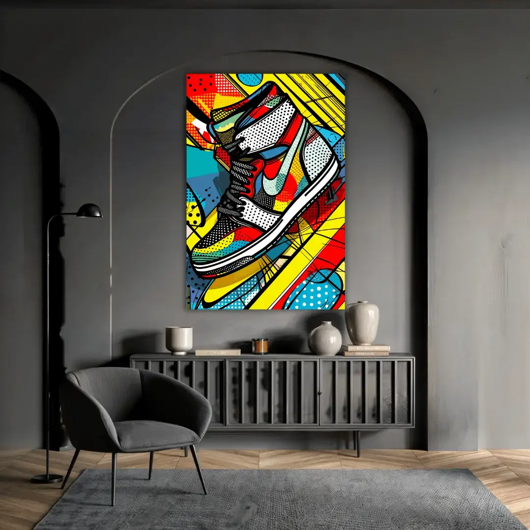 Sneaker Art By Paloma Diaz | Metal Poster