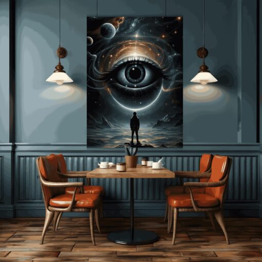 Fantasy Space Eye | Metal Poster