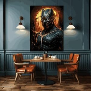 Wakanda's Defender - Black Panther | Metal Poster
