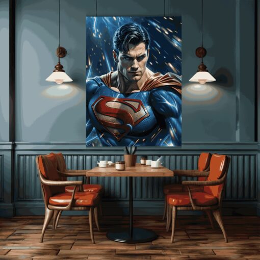 Superman Man of Steel | Metal Poster