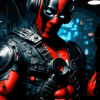 Deadpool Beats - Merc with a Melody | Metal Poster