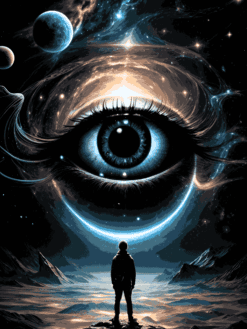 Fantasy Space Eye | Metal Poster