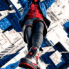 Spiderman Mid-Air Chill | Metal Poster