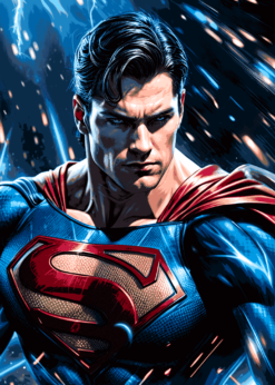 Superman Man of Steel | Metal Poster