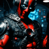 Deadpool Beats - Merc with a Melody | Metal Poster