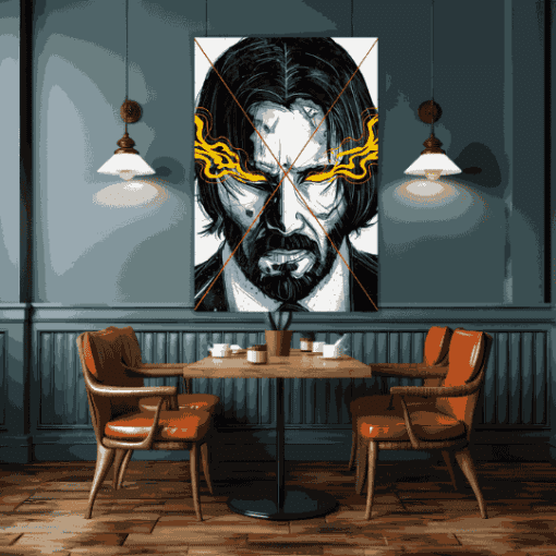 John Wick (Keanu Reeves) | Metal Poster