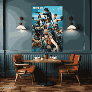 Garena Free Fire | Metal Poster