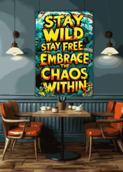 Stay Wild, Stay Free | Metal Poster