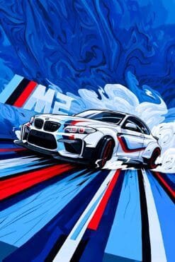 BMW M4 | Metal Poster