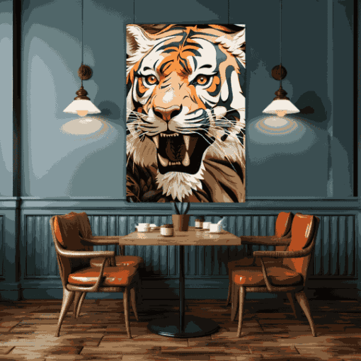 Wild Tiger | Metal Poster