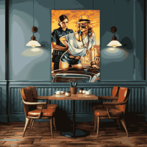 Police Arrest GTA V | Metal Poster