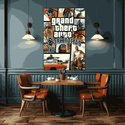 GTA SanAndreas | Metal Poster