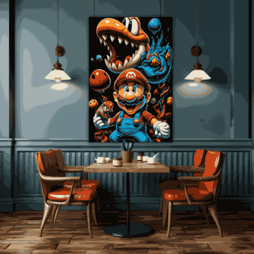 Super Mario Bros | Metal Poster