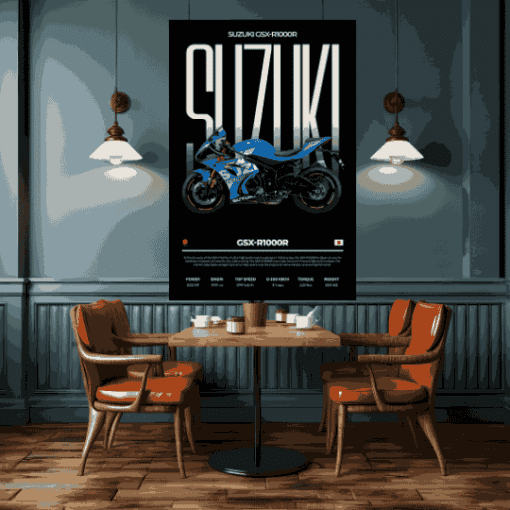 Suzuki GSX R1000R | Metal Poster