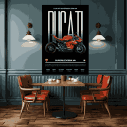 Ducati Superleggera V4 | Metal Poster