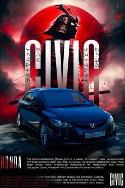 Honda Civic | Metal Poster