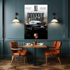 Porsche 911 Sports Car | Metal Poster