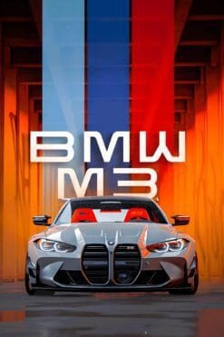 BMW M3 Sports Car | Metal Poster