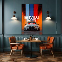 BMW M3 Sports Car | Metal Poster