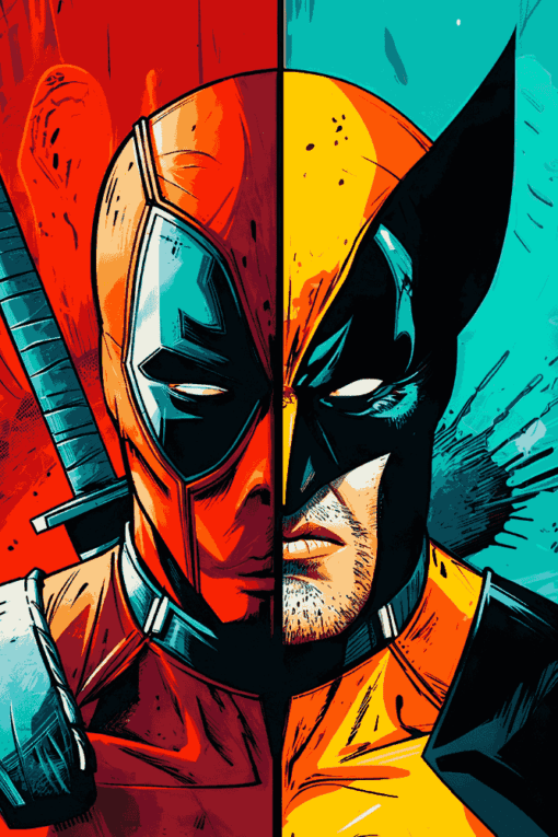 Deadpool & Wolverine | Metal Poster