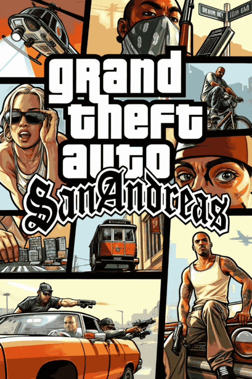 GTA SanAndreas | Metal Poster