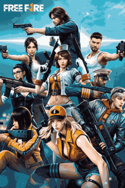 Garena Free Fire | Metal Poster