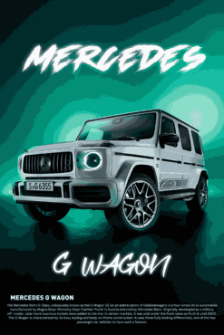 Mercedez G-Wagon | Metal Poster