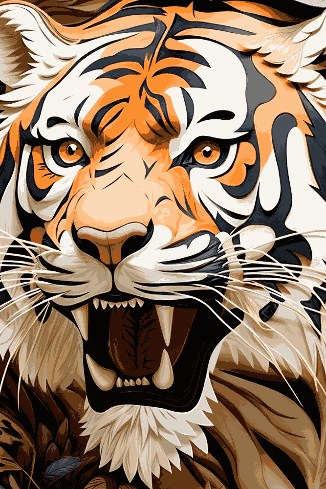 Wild Tiger | Metal Poster